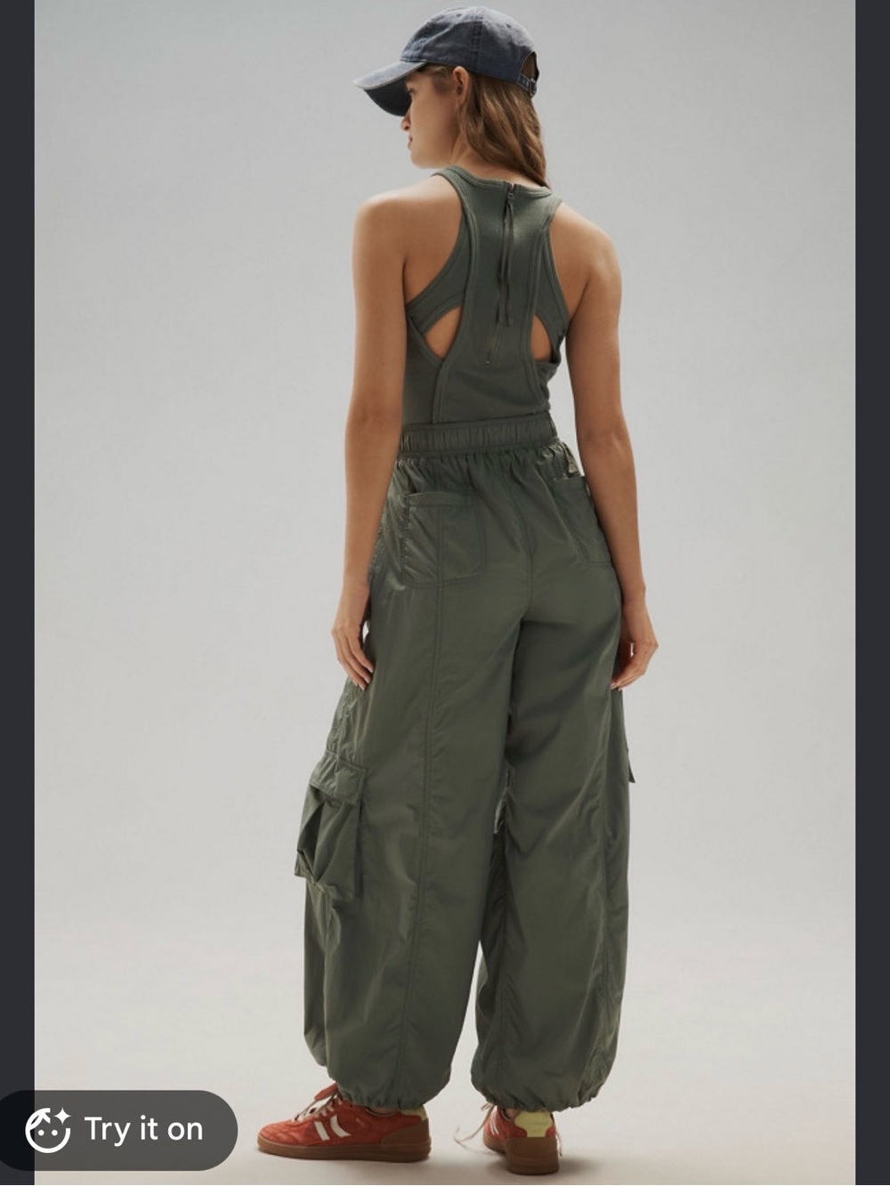 Anthropologie Daily Practice Messa Jumpsuit green XS
